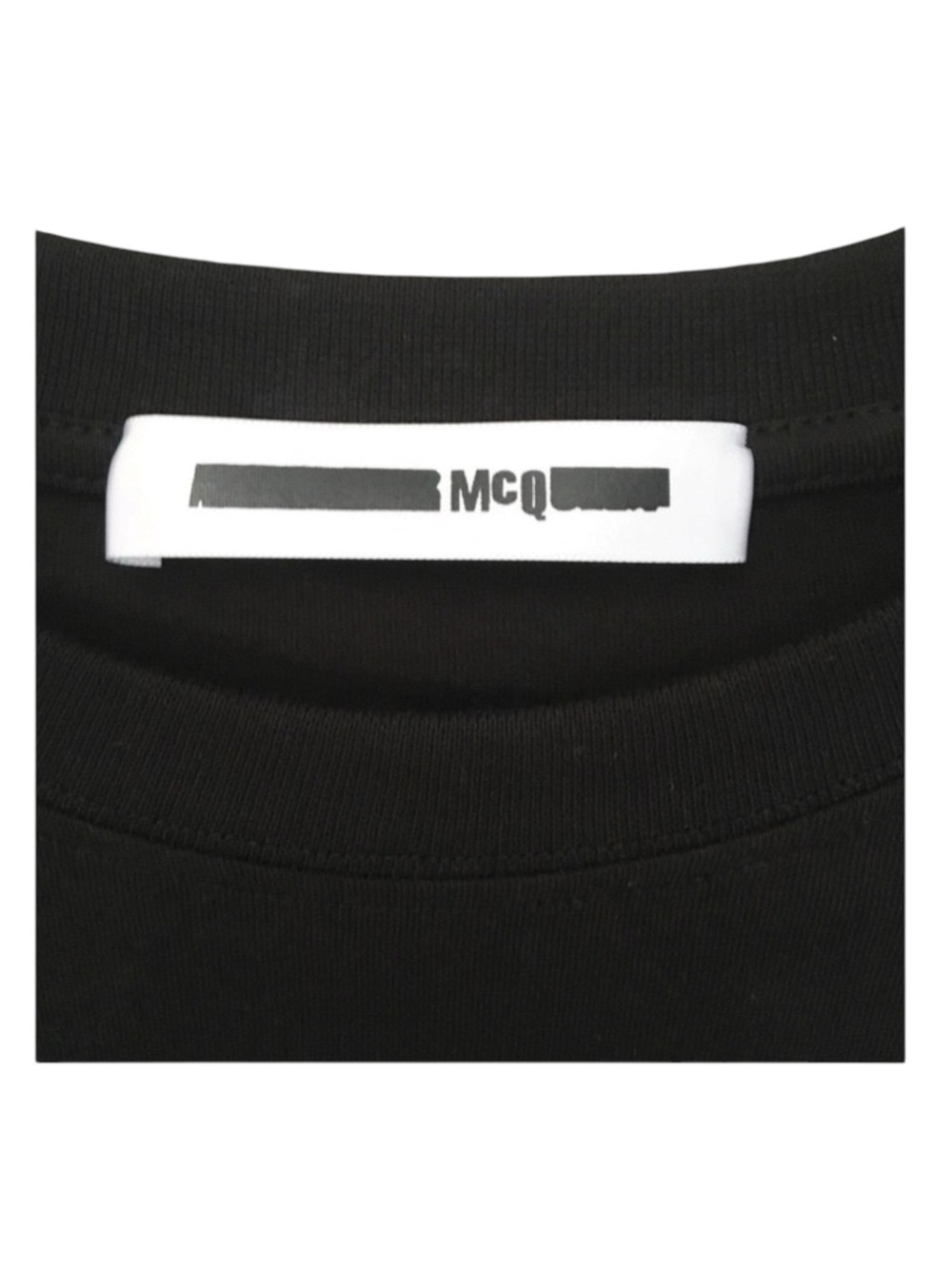 new McQ • Alexander McQueen ★ Cobra Club Patchwork Tee T Shirt ★ Black Large ★ - Picture 8 of 16